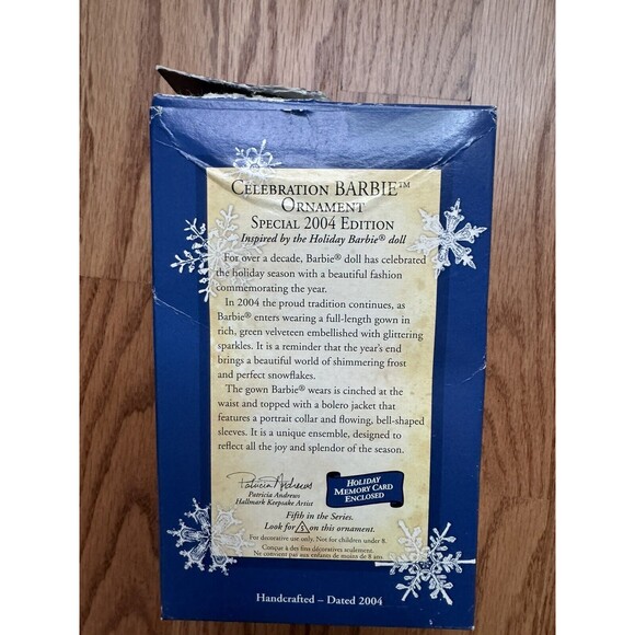 Hallmark 2004 Series Ornament #5 ~ Celebration Barbie ~ Special Edition NIB - Picture 2 of 7